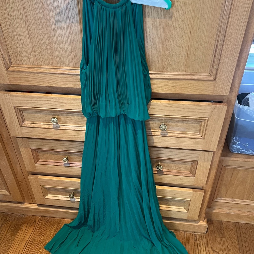 Xscape Teal Maxi Dress